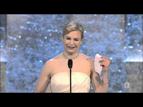 Renee Zellweger winning Best Supporting Actress