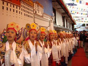 H.H the Dalai Lama graces 14th Shoton Opera Festival