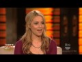 Lopez Tonight - Dianna Agron Interview & Sings 