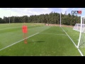 Goggle-cam with England U21 keeper Ben Amos | England U21 VS Norway U21