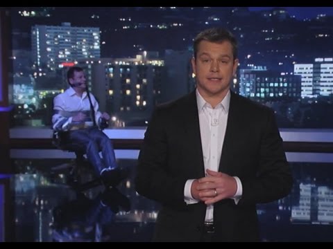 Matt Damon Takes Over Jimmy Kimmel Live