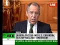 Lavrov interviewed on RT (part 1)