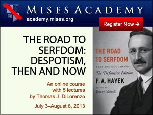 The Road to Serfdom: Despotism, Then and Now