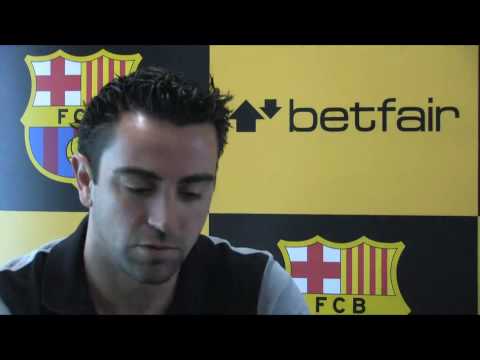 Betfair. Xavi y el FCB // Xavi talking about himself and La Liga