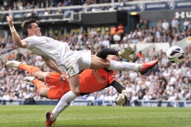 
Sein linker Fuß ist reichlich Geld wert: Tottenhams Mittelfeldspieler Gareth Bale wurde in der vergangenen Saison zum Schrecken aller englischen Torhüter 
