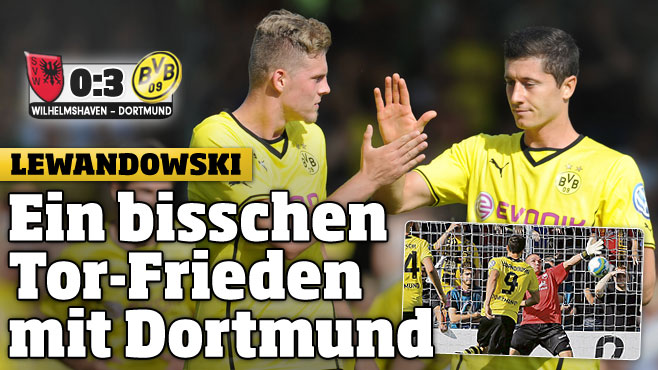 Lewandowski: Ein bisschen Tor-Frieden mit Dortmund 