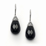 Thomas Sabo black Zirconia sleek Drop Earrings