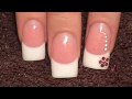 Acrylic nails tutorial - Pink & white