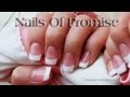 Acrylic Pink & White Tutorial. Complete Step By Step. Nails Of Promise