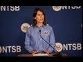 Chairman Hersman briefs the media on Asiana flight 214 crash in San Francisco, CA. July 8, 2013