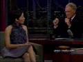 Sandra Oh on LetterMan