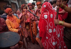 Incredible images of riotous colour from the Holi festival in India via the Guardian.