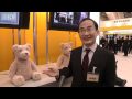 Fujitsu's cute teddy-bear robot shows what it can do