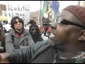 #BrooklynProtest organizers confront Revolutionary Communist Party in #EastFlatbush 3-24