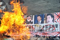 
Auch in Südkorea kam es zu lautstarken Protesten.
