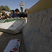 Direct Action, moving roadblocks near Jaba, 03.11.07, Palestine.