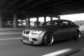 
Vollgas auf dem Highway: Ein grauer BMW M3 von 2011. Getunte deutsche Autos sind in Amerika beliebt.
