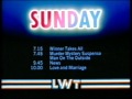 LWT Continuity & Closedown May 1986