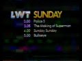 LWT (LONDON WEEKEND TELEVISION) CLOSEDOWN