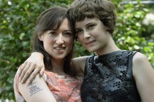 
Präsentierten „Feuchtgebiete“ in Locarno: Bestseller-Autorin Charlotte Roche und Schauspielerin Carla Juri
