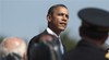 President Barack Obama speaks on the killing of US-born Imam Anwar al-Awlaki in Yemen, Friday, Sept. 30, 2011, during a 'Change of Office' ceremony at Ft. Myer in Arlington, Va. (AP Photo/Pablo Martinez Monsivais)