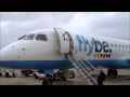 Embrear 195 Flybe | Boarding, Push-Back, Take-Off, Climb at Manchester! [Full-HD]