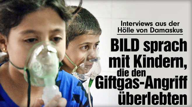 Giftgas-Angriff in Syrien: Jetzt sprechen die Kinder 