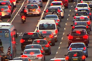 Traffic jam in Sydney