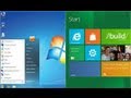 Make windows 8 look like 7 (return of start menu)