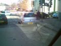 Cyclist Ignores Red Stop Sign & Gets Hit by Car, Sudbury Suffolk