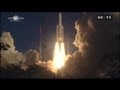 [Ariane 5] Launch of Eutelsat 25B & GSAT-7 on Ariane 5 Rocket (VA-215); updated 29 Aug 2013; published 29 Aug 2013