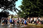 Annual water football match takes place