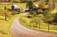 
Alles so schön grün hier: Ein typisches Gehöft in Vermont. Der kleine Bundesstaat im Nordosten der USA gehört zu Neuengland.
