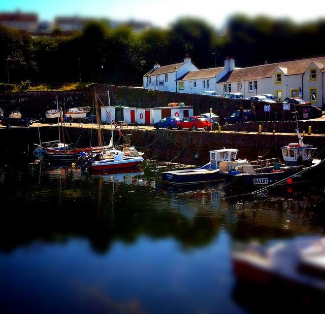 Dunure harbour