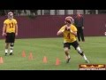 USC quarterback drills from day two of 2013 spring football