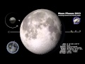 NASA | Moon Phase & Libration: Moon With Additional Graphics