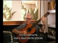 Andrés Segovia demonstrates different timbres of the guitar