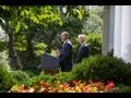 President Obama speaks on the situation in Syria from the White House Rose Garden. August 31, 2013.