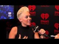 Miley Cyrus Billboard Interview at iHeartRadio 2012