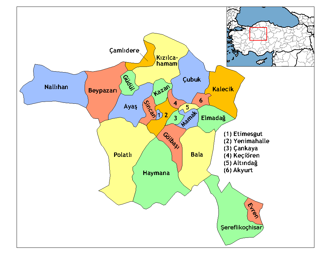 Districts of Ankara