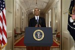 President Barack Obama addresses the nation in a live televised speech from the East Room of the White House in Washington, Tuesday, Sept. 10, 2013