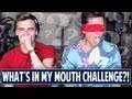 WHAT'S IN MY MOUTH CHALLENGE?! (w/ Sawyer Hartman)