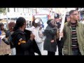 Peckham protest against Khan's violent shop chain (29th September 2012 week 4 of protests)