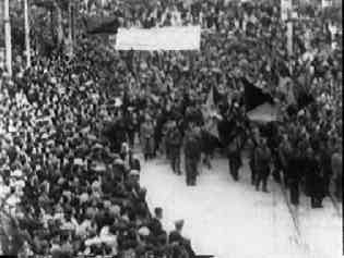 Durruti's funeral march - 500,000 attended