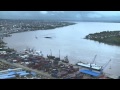 Flight over Paramaribo, Suriname