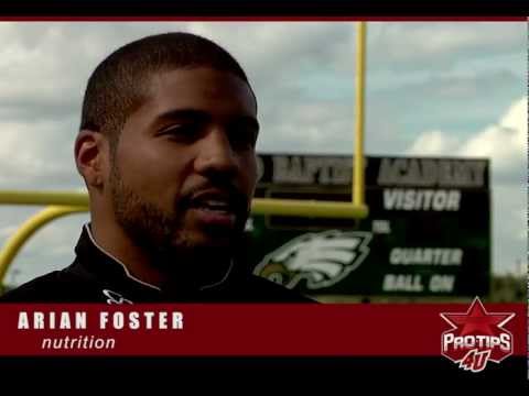 Arian Foster interview - What you should eat