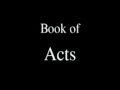 Book of Acts - Audio Bible Reading ( New Testament / NASB )