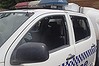 Police car windows