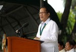 President Benigno S. Aquino III delivers his speech during the 27th Founding Anniversary of the Presidential Security Group (PSG) at the PSG Grandstand, Malacañang Park in Manila City on Monday (March 04, 2013). PSG is the lead agency tasked in providing security to the President of the Philippines and the First Family. They also provide protective security to visiting Heads of States and diplomats.  .