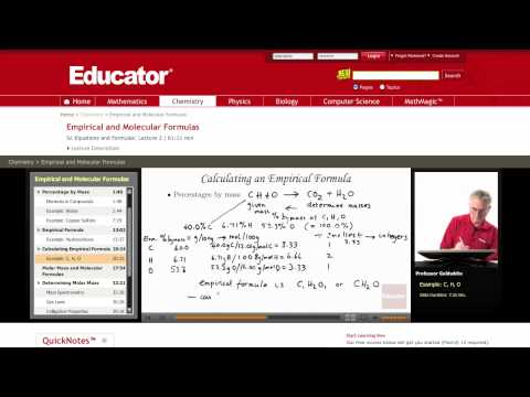 AP Chemistry: Calculating an Empirical Formula